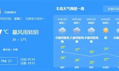 徐州丰县天气预报10天_徐州丰县天气预报15天